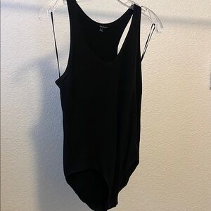 Women's Black Tank Bodysuit
